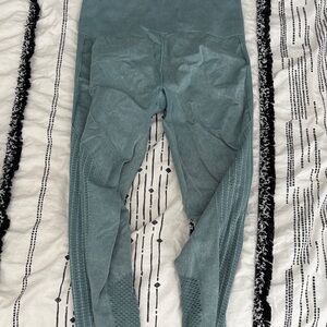 Fabletics Teal Green Seamless Leggings